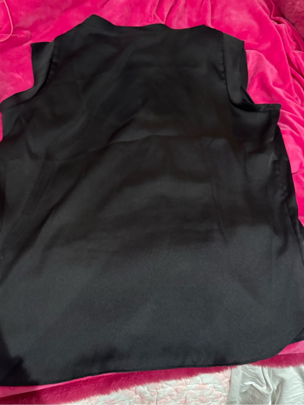 DKNY Black Sleeveless Blouse Tank Top Size M - Picture 6 of 6